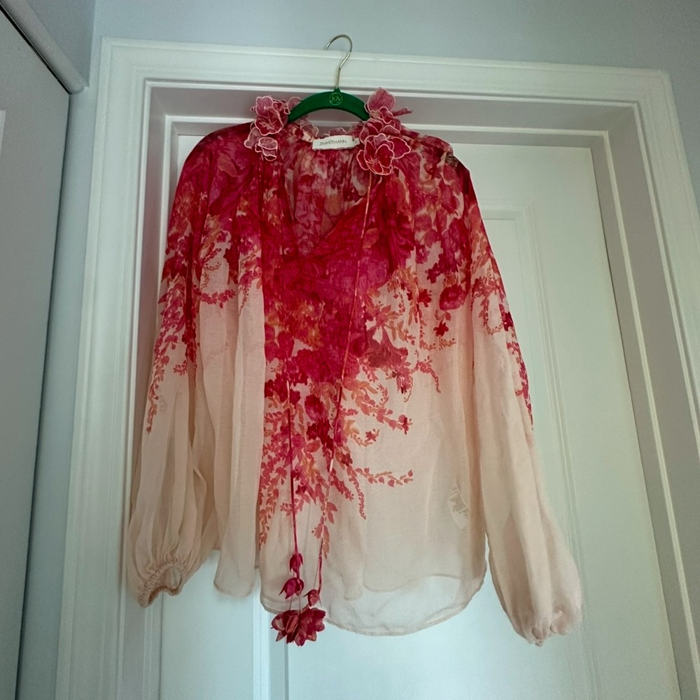 Zimmerman Floral Pink Women's Top